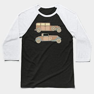 Brown Classic Car Baseball T-Shirt